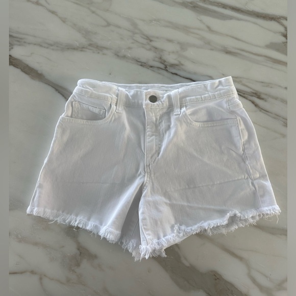 Joe’s white Ozzie micros denim shorts with frayed hem - Picture 9 of 9